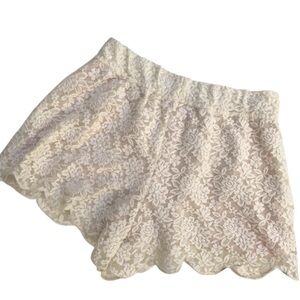 ⬇️Free People Lace Shorts White Sz XS